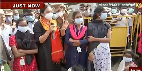 ”தரமற்ற உணவு வழங்கிய வார்டன் மீது வழக்கு” - காஞ்சிபுரம் மாவட்ட ஆட்சியர் அறிவிப்பு