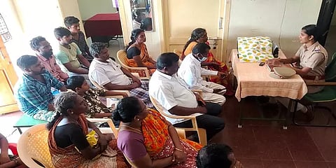 புதுக்கோட்டை: திருமயம் அனைத்து மகளிர் காவல் நிலையத்தில் நடைபெற்ற குடும்ப விழா