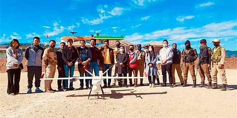 தொலைதூரம் செல்லக்கூடிய ட்ரோன் மூலம் நாகாலாந்தில் மருத்துவப் பொருட்கள் விநியோகம்