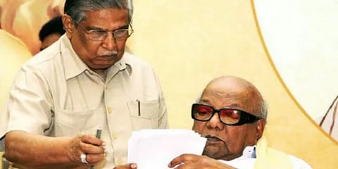 முன்னாள் முதல்வர் கருணாநிதியின் உதவியாளர் கோ.சண்முகநாதன் காலமானார்