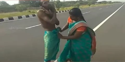 ஆதிமனிதராய் திரிந்தவருக்கு ஆடை போர்த்தி மனிதாபி'மானம்' காத்த மங்கை