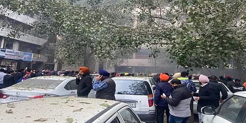 பஞ்சாப் நீதிமன்ற வளாகத்தில் குண்டுவெடிப்பு காட்சிகள் வெளியீடு