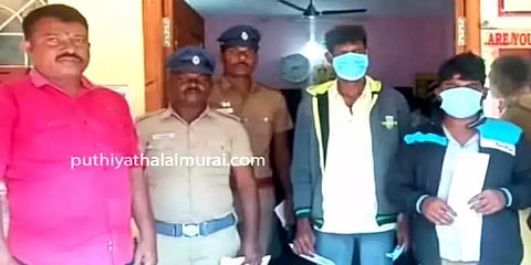 தருமபுரி: சரக்கு வாகனத்தின் மீது தள்ளி ஒருவர் பலி: விபத்து என நாடகமாடிய இருவர் கைது