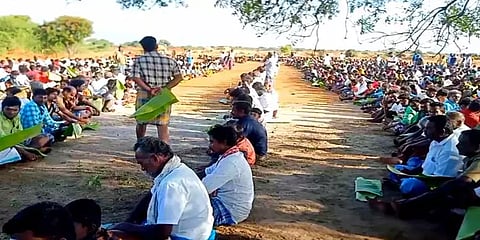 மதுரை: ஆண்கள் மட்டும் பங்கேற்கும் அசைவ திருவிழா - 7 ஆயிரத்திற்கும் மேற்பட்டோர் பங்கேற்பு