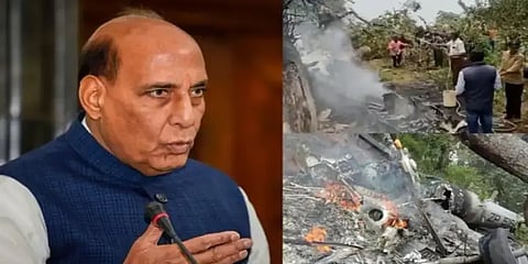 குன்னூர் ஹெலிகாப்டர் விபத்து: ராஜ்நாத் சிங்கிடம் விசாரணை அறிக்கை தாக்கல்