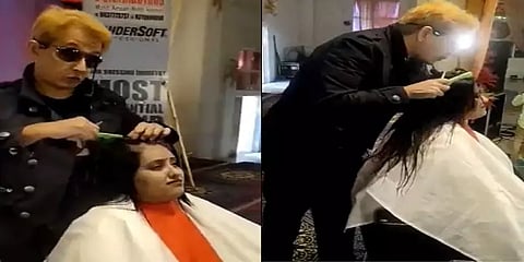 பெண்ணின் தலையில் எச்சில் துப்பி சிகை அலங்காரம் - சிக்கலில் பிரபல ஹேர் ஸ்டைலிஸ்ட்