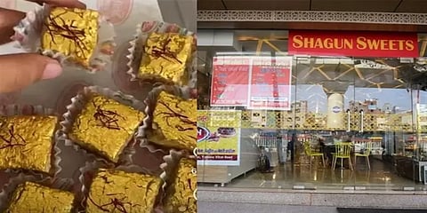 தங்க முலாம் பூசிய மிட்டாய் விற்பனை: இது டெல்லி ருசிகரம்!