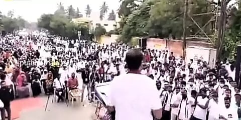 கோவை; நீண்டகாலம் சிறையில் இருக்கும் கைதிகளை முன்விடுதலை செய்யக்கோரி ஆர்ப்பாட்டம்