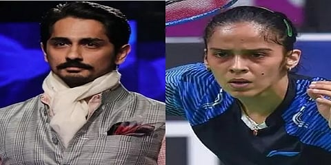 சாய்னா குறித்து நடிகர் சித்தார்த் அவதூறு: தேசிய மகளிர் ஆணையம் நோட்டீஸ்