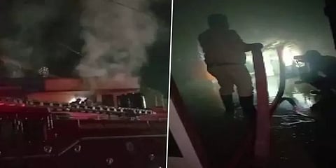 கர்நாடகா: கடன் தராத கோபத்தில் வங்கிக்கு தீ வைத்த இளைஞர் கைது