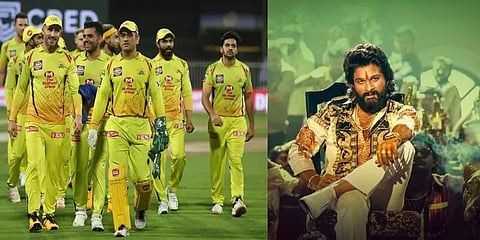 ‘புஷ்பா’ அல்லு அர்ஜுன் கெட்டப்பில் சி.எஸ்.கே. வீரர்- வைரலாகும் புகைப்படம்