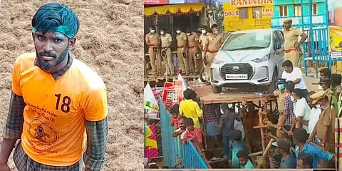 பாலமேடு ஜல்லிக்கட்டில் 21 காளைகளை அடக்கிய பிரபாகரன் முதலிடம்