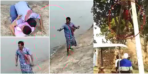 தடுப்பூசி போட மறுத்து மரத்தின் மீது ஏறிய நபரை சமாதானப்படுத்தி ஊசி போட்டுவிட்ட ஊழியர்கள்!