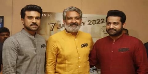 ராஜமெளலியின் ‘ஆர்ஆர்ஆர்’ படத்திற்கு இரண்டு ரிலீஸ் தேதிகள்: அதிகாரபூர்வ அறிவிப்பு