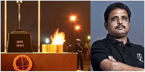 "அமர் ஜவான் ஜோதியை சிதைப்பது வரலாற்று குரூரம்" - மதுரை எம்பி. சு.வெங்கடேசன் ட்வீட்