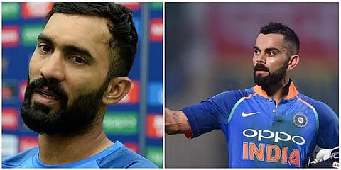 ”கேப்டனாக இருந்த விராட் கோலி வீரராக மாற சிறிது காலம் ஆகும்” - தினேஷ் கார்த்திக்