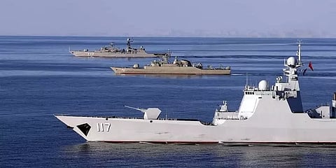 இந்தியப் பெருங்கடல் பகுதியில் சீனா, ஈரான், ரஷ்யா கூட்டுப்பயிற்சி