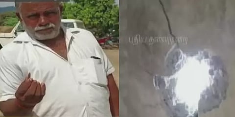 மேற்கூரையை துளைத்து வீட்டுக்குள் பாய்ந்த துப்பாக்கி குண்டு; பெரம்பலூரில் அதிர்ச்சி சம்பவம்
