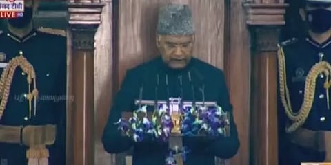 பட்ஜெட் கூட்டத்தொடர்: ’கற்க கசடற...’ குறளை மேற்கோள்காட்டி குடியரசுத் தலைவர் உரை