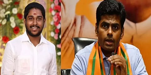 திருச்சியில் பாஜக சார்பில் போட்டியிடும் 22 வயது இளைஞர் - ட்விட்டரில் வாழ்த்திய அண்ணாமலை