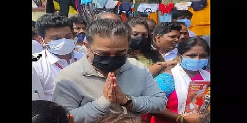 நகர்ப்புற உள்ளாட்சித் தேர்தல் - சென்னையில் பரப்புரையை தொடங்கினார் மநீம தலைவர் கமல்ஹாசன்