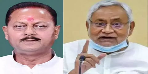 "தாவூத் இப்ராகிமுடன் கைகுலுக்கக்கூடியவர் பீகார் முதல்வர்" பாஜக எம்.பி. பற்ற வைத்த தீ