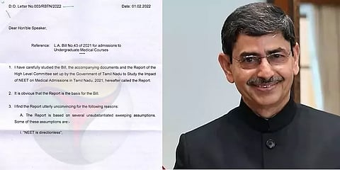 நீட் விலக்கு மசோதாவை திருப்பி அனுப்பியது ஏன்? ஆளுநர் ஆர்.என்.ரவியின் விரிவான விளக்கம்
