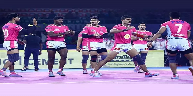 புரோ கபடி: ஜெய்ப்பூர் பிங்க் பேந்தர்ஸ்க்கு 8ஆவது வெற்றி