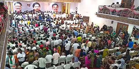 காஞ்சிபுரம்: தேர்தல் பரப்புரை ஏற்பாடுகளில் அதிகாரிகளின் அலட்சியத்தால் கொரோனா பரவும் அபாயம்