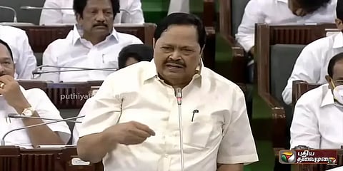 'எதிர்கட்சித்தலைவரை பேசவிடுங்கய்யா'-குறுக்கிட்ட காங். எம்எல்ஏவுக்கு கேட் போட்ட துரைமுருகன்