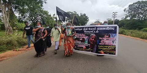 இலங்கை - கோத்தபய ராஜபக்சே வருகையைக் கண்டித்து வவுனியாவில் போராட்டம்