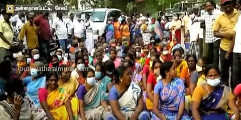 திமுகவினர் மீது தாக்குதல் நடத்தியதாக புகார் - சேலத்தில் அதிமுக வேட்பாளர் கைது