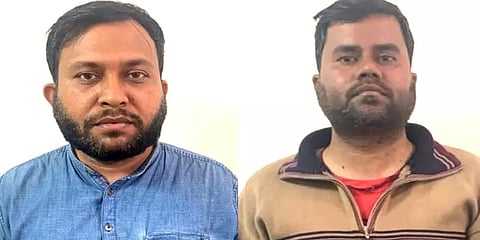 பெண் குரலில் பேசி ரியல் எஸ்டேட் அதிபரிடம் ரூ. 14 லட்சம் மோசடி: வடமாநில சகோதரர்கள் கைது