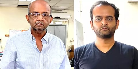 குறைந்த விலைக்கு இரும்புப் பொருட்களை தருவதாக 15.20 கோடி மோசடி: தந்தை, மகன் கைது