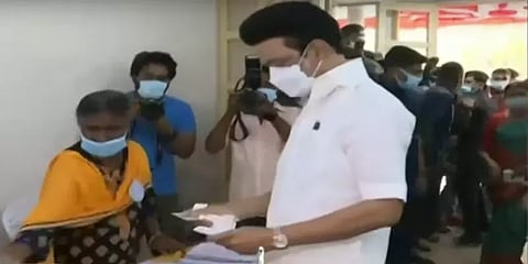 "21 மாநகராட்சிகளையும் திமுக கூட்டணி கைப்பற்றும்"- வாக்களித்த பின் முதல்வர் பேட்டி