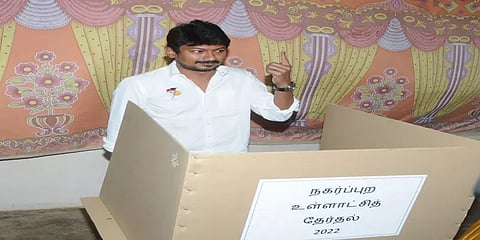 'சட்டமன்ற தேர்தலை விட உள்ளாட்சித் தேர்தலில் மாபெரும் வெற்றி பெறுவோம்' - உதயநிதி ஸ்டாலின்