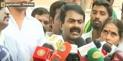 ”தேர்தலில் வாக்களிக்காதது தேச துரோக குற்றம்” - சீமான்