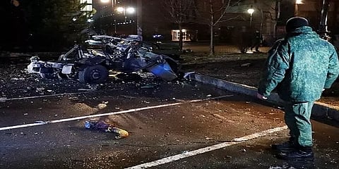 உக்ரைன் - பிரிவினைவாதிகளின் கட்டுப்பாட்டில் உள்ள நகரின் பல இடங்களில் குண்டுவெடிப்பு