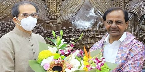 “விரைவில் நல்ல செய்தி வரும்” - உத்தவ் தாக்கரேவுடன் சந்திரசேகர ராவ் சந்திப்பு!