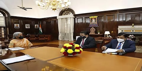 தமிழகத்துக்கான கோரிக்கை - நிர்மலா சீதாராமனை சந்தித்த பழனிவேல் தியாகராஜன்