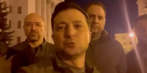 "உக்ரைனின் கதி இன்று முடிவாகிவிடும்”- ரகசிய இடத்திலிருந்து வீடியோ வெளியிட்ட ஜெலன்ஸ்கி