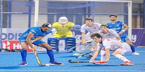 கடைசி 15 நிமிடத்தில் 4 கோல்களை வலைக்குள் தள்ளி அசத்தல்! ஸ்பெயினை வீழ்த்தியது இந்தியா