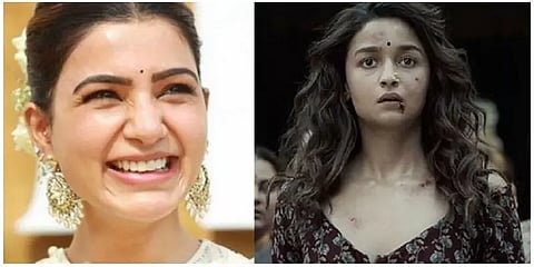 “இது உங்கள் மாஸ்டர் பீஸ்; சொல்ல வார்த்தையில்லை” - ஆலியா பட்டை புகழ்ந்து தள்ளிய சமந்தா!