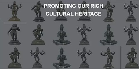 சிலைகளின் முப்பரிமாண புகைப்படங்களுடன் மெய்நிகர் அருங்காட்சியகம்