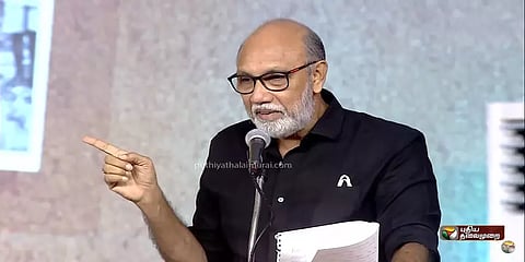 ராகுலை தம்பி என அழைத்த சத்யராஜ் - 'உங்களில் ஒருவன்' நூல் வெளியீட்டு விழாவில் கலகல பேச்சு!