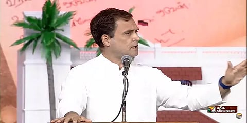 ”நான் ஏன் தமிழன்? ஏனெனில் என் ரத்தம் தமிழக மண்ணுடன் கலந்திருக்கிறது”- ராகுல் காந்தி பேச்சு