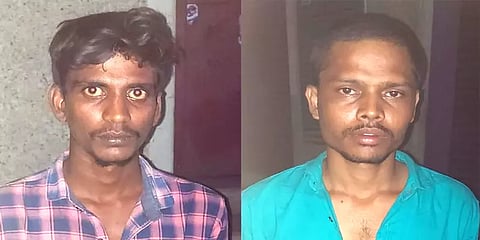 மதுரை: அச்சுறுத்தும் வகையில் ஆயுதங்களோடு சுற்றித்திரிந்த இருவர் கைது