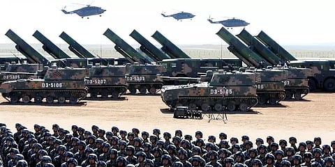 பாதுகாப்பு துறைக்கு ரூ.17.57 லட்சம் கோடியை ஒதுக்கியுள்ள சீனா