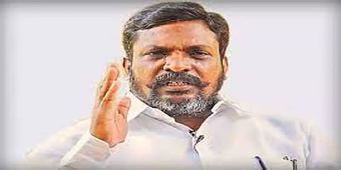 ”2024 தேர்தலில் எதிர்கட்சிகள் தனியாக போட்டியிட்டால் பாஜகவை வரவேற்பதாகிவிடும்”-திருமாவளவன்