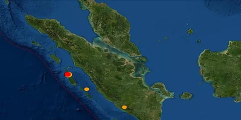 சுமத்ரா தீவில் சக்தி வாய்ந்த நிலநடுக்கம்